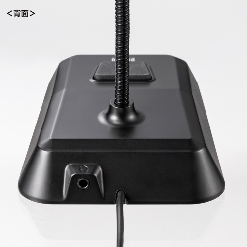 USBスタンドマイク（Type-C/USB A両対応・DSPノイズキャンセリング・ミュート機能・ステレオミニプラグポート搭載・Windows Mac Zoom・録音・文字起こし）