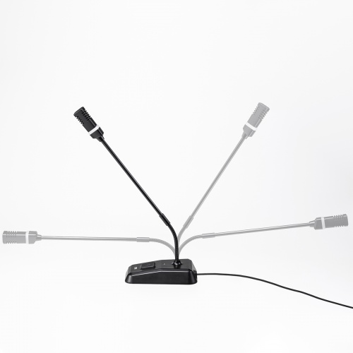 USBスタンドマイク（Type-C/USB A両対応・DSPノイズキャンセリング・ミュート機能・ステレオミニプラグポート搭載・Windows Mac Zoom・録音・文字起こし）