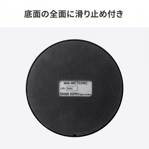 USBマイク（ノイズキャンセル・USB A/Type-C両対応・無指向性・DSPノイズキャンセリング・3極ポート搭載・ミュートボタン・ケーブル2m・WEB会議・会話録音・文字起こし）