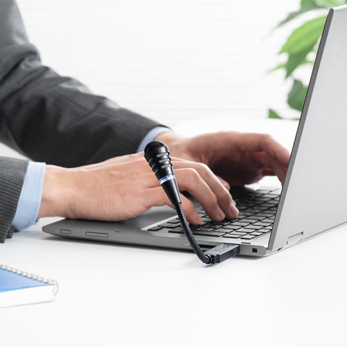 PCマイク（USB・単一指向性・Web会議・小型・アーム・Skype・Zoom・Teams・ノイズキャンセリング）MM-MCU02BK サンワサプライ