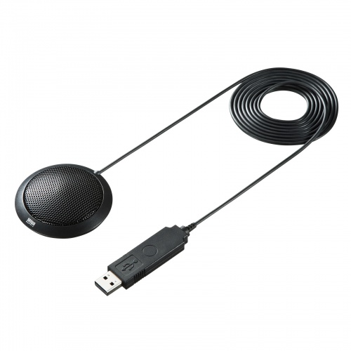 フラット型USBマイク（無指向性・全指向性・コンデンサー型・USB