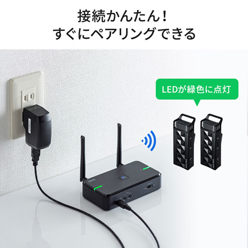 ワイヤレスマイクシステム（2台セット）