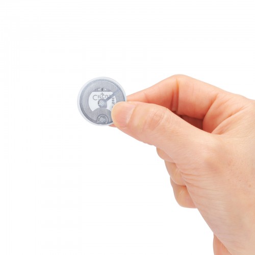 NFCタグ（シール・小型・10枚入り・144バイト・書き換え可能・iOS・Android・アプリ起動・販促品・ホワイト） MM-NFCT サンワサプライ