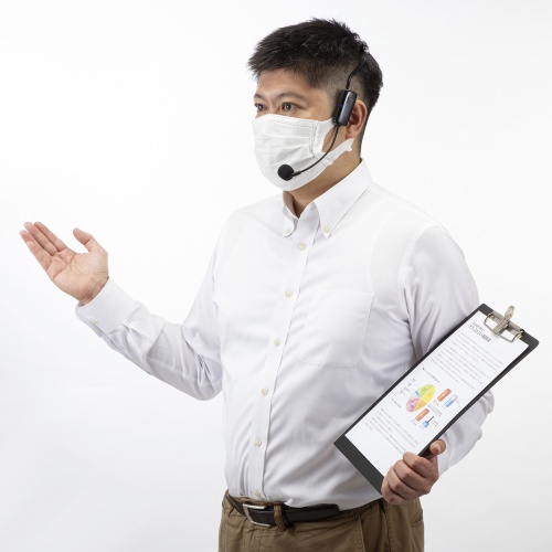 ワイヤレスヘッドマイク（MM-SPAMP15用・充電式・交換用・予備）MM-SPAMP15WHM