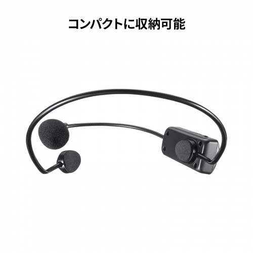 ワイヤレスヘッドマイク（MM-SPAMP15用・充電式・交換用・予備）MM-SPAMP15WHM