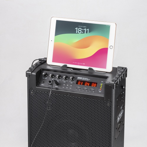拡声器（マイクスピーカー・ワイヤレスマイク・60W・AC電源・内蔵バッテリー・音楽再生イベント・選挙）MM-SPAMP16 サンワサプライ