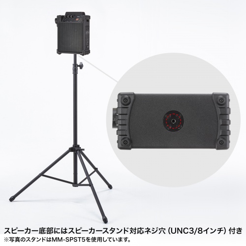 拡声器（スピーカー・小型・ワイヤレスマイク付き・選挙・イベント・講演・おすすめ）MM-SPAMP17 サンワサプライ