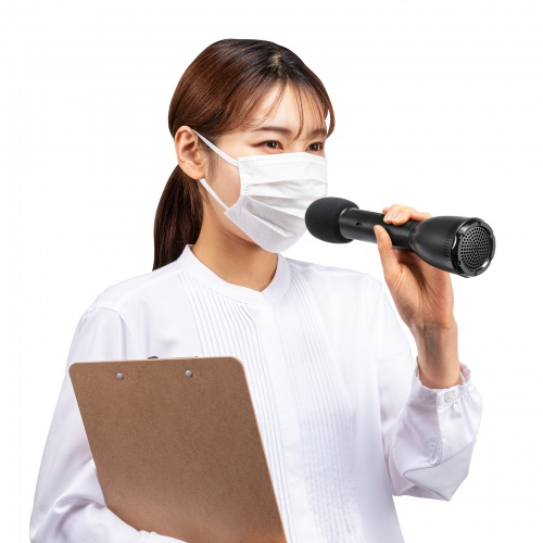 拡声器（ハンドマイク型・スピーカー・マイク・選挙・イベント・自衛隊）MM-SPAMP18