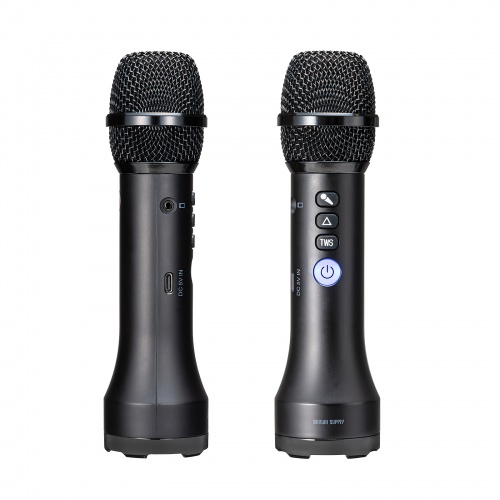 拡声器（マイク型・小型・15W出力・スピーカー・マイク 一体型・Bluetooth・充電式・ストラップ付き・イベント・ツアーガイド・選挙・セミナー・講義・会議）