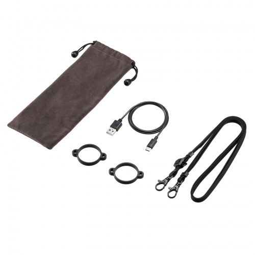 拡声器（マイク型・小型・15W出力・スピーカー・マイク 一体型・Bluetooth・充電式・ストラップ付き・イベント・ツアーガイド・選挙・セミナー・講義・会議）