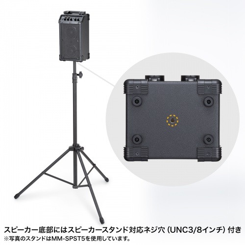 拡声器（ワイヤレスマイク・スピーカーセット・マイク2本付・40W・電池駆動・AC電源・大型・収納バッグ付き・PAシステム・イベント・選挙・セミナー・講義・会議・運動会）