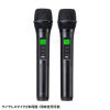 拡声器（ワイヤレスマイク・スピーカーセット・マイク2本付・40W・電池駆動・AC電源・大型・収納バッグ付き・PAシステム・イベント・選挙・セミナー・講義・会議・運動会）