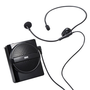 【訳あり 新品】拡声器（スピーカー・ハンズフリー・小型・選挙・イベント・自衛隊・音楽)サンワサプライ MM-SPAMP2  ※箱にキズ、汚れあり