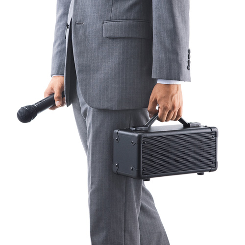 拡声器（スピーカー・ワイヤレス・マイク付き・会議・イベント・選挙・講演・おすすめ)サンワサプライ MM-SPAMP7