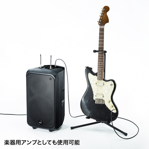 拡声器（スピーカー・大音量・ワイヤレスマイク付き・選挙・講演・イベント・200W・おすすめ）MM-SPAMP8 サンワサプライ