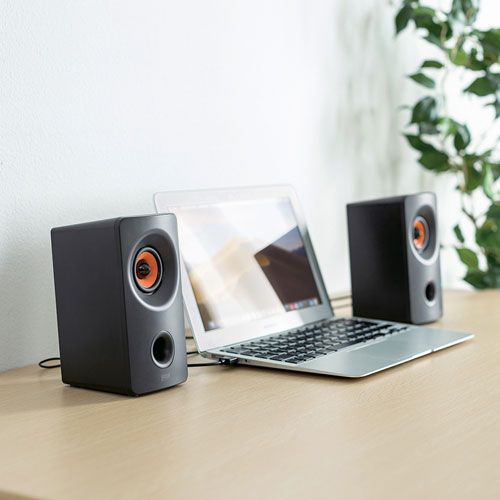 Bluetoothスピーカー(USB接続・3.5mm接続・10W・USB給電・iPhone15・iPhone15plus・ブラック) MM-SPBT3WAY サンワサプライ