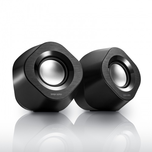 3WAY PCスピーカー（Bluetooth・USB・3.5mm・LED・USB給電・リモコン・iPhone15・iPhone15plus・ブラック） MM-SPBT6BK サンワサプライ