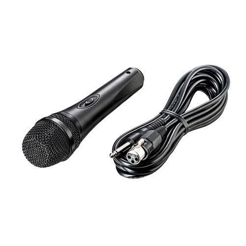 ハンドマイク（有線タイプ・MM-SPAMP10用・ダイナミックマイク・単一指向性）