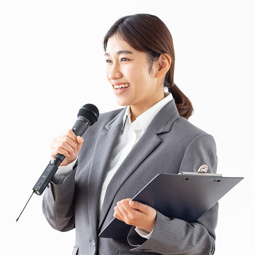 有線マイクワイヤレス化アダプタ（XLR3pin オス・直径6.3㎜標準プラグオス・周波数選択）