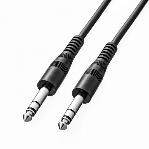オーディオケーブル（6.3mmステレオ標準プラグ・オスーオス・長10m・拡声器・スピーカー・連結）