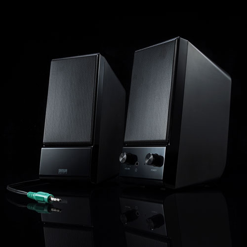 ✨アンプ付き、スピーカ、(スピーカー右)1個の価格 LYNEPAUAIO 150W14AWGデスクトップパッシブスピーカーボリューム