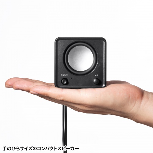 PCスピーカー（USB電源・6W出力・3.5mmプラグ接続・パッシブ