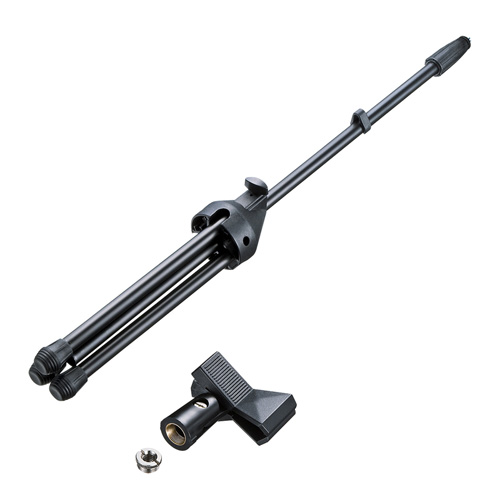 マイクスタンド（815～1460mm高さ調整・ブラック）　MM-SPST3　サンワサプライ