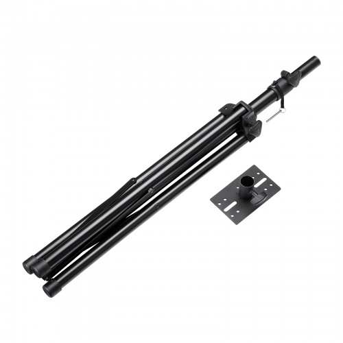 拡声器スピーカースタンド(高さ調整110～200cm・耐荷重40kg・大型スピーカー対応・拡声器対応)