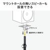 拡声器スピーカースタンド(高さ調整110～200cm・耐荷重40kg・大型スピーカー対応・拡声器対応)