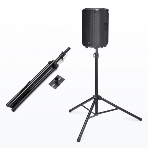 拡声器スピーカースタンド(高さ調整110～200cm・耐荷重40kg・大型スピーカー対応・拡声器対応)