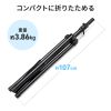拡声器スピーカースタンド(高さ調整110～200cm・耐荷重40kg・大型スピーカー対応・拡声器対応)