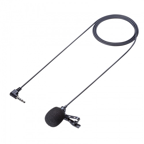 ワイヤレスガイドシステム 親機用マイク（MM-WGS2TN専用・クリップ式・無指向性・ケーブル長1m）MM-WGS2T-MC1