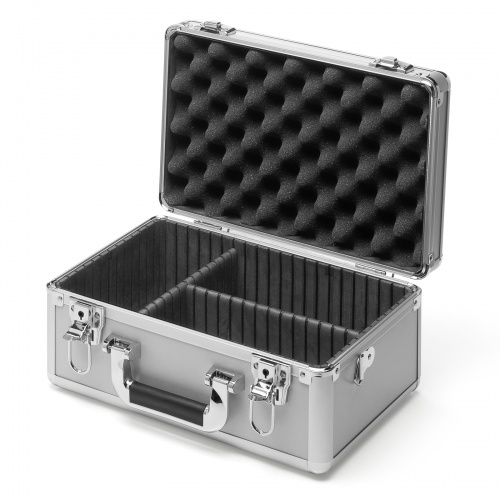 ワイヤレスガイドシステム収納ケース（MM-WGS4/EZ4-HSGS001用・キャリングケース・アルミケース・鍵付・ショルダーベルト付）