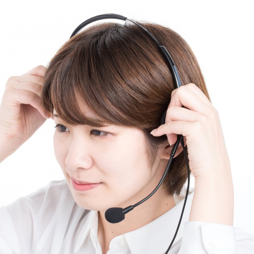 ワイヤレスガイドシステム用ヘッドセット（MM-WGS用ヘッドセット・オーバーヘッド型・片耳・拡声器）