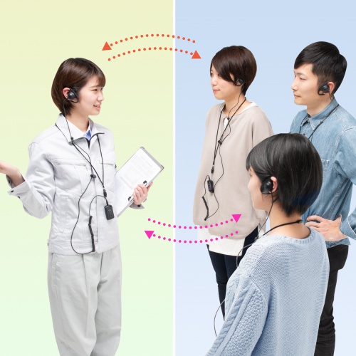 ワイヤレスガイドシステム（双方向・イヤホンマイク・業務用