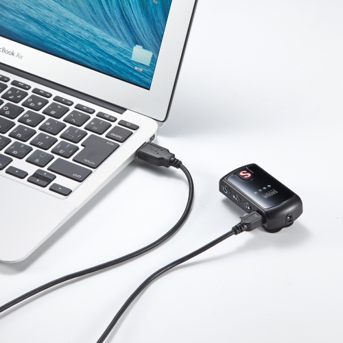 ワイヤレスガイドシステム（双方向・イヤホンマイク・業務用・ツアーガイド・ガイドレシーバー・ホテル・イベント・ホテル・講義・工場見学・病院・インカム・軽量・充電式・電波法）MM-WGS4 サンワサプライ