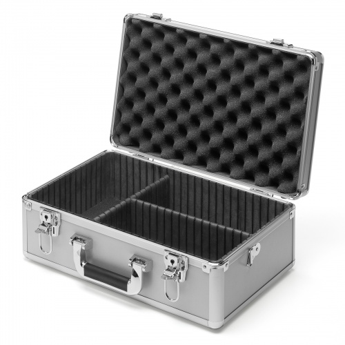 ワイヤレスガイドシステム収納ケース（MM-WGS6/EZ4-HSGS002用・キャリングケース・アルミケース・鍵付・ショルダーベルト付）