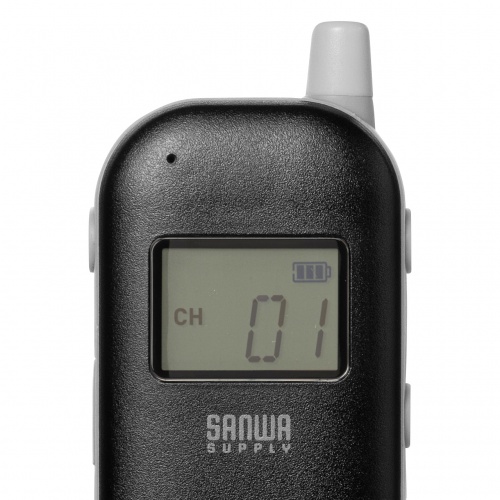 ワイヤレス ガイドシステム（ガイド用イヤホンマイク・防水/防塵・ディスプレイ搭載・双方向通信・最大255台接続・40チャンネル対応・ガイドリーダー・インカム・無線・シスガイド・工場見学・屋外・軽量）