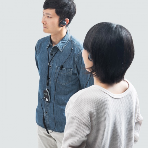 ワイヤレス ガイドシステム（ガイド用イヤホンマイク・防水/防塵・ディスプレイ搭載・双方向通信・最大255台接続・40チャンネル対応・ガイドリーダー・インカム・無線・シスガイド・工場見学・屋外・軽量）