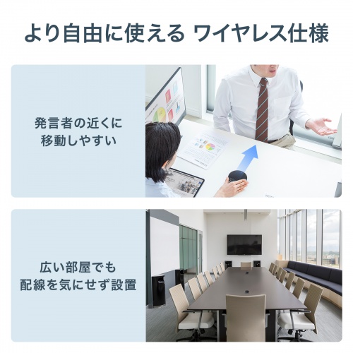 スピーカーフォン｜全指向性・高性能・USB充電・ワイヤレス対応モデル