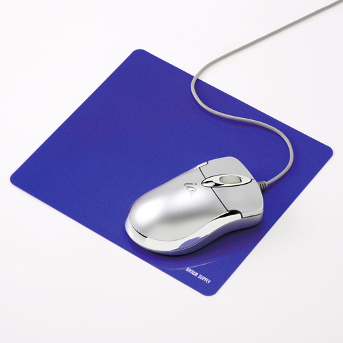 マウスパッド（エコ・PET・裏・滑り止め・薄型・ブルー）