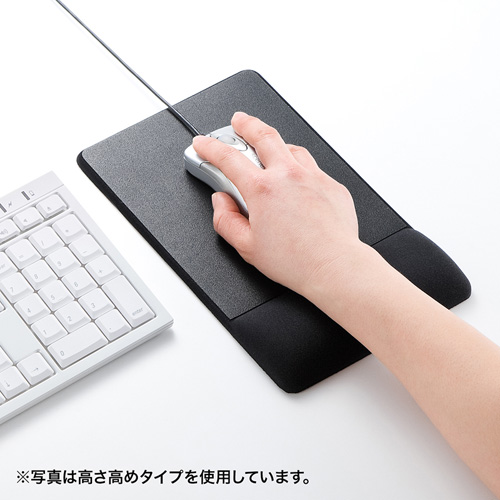 マウスパッド（リストレスト付き・ブラック） MPD-GELNNBK サンワサプライ