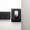 マウスパッド（リストレスト付き・低反発・抗菌・手首置き・疲労軽減・ブラック・中型・滑り止め・やわらかい）