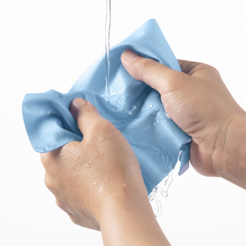 マウスパッド（パソコン液晶保護・クリーニングクロス・3WAY・超薄型・ノートパソコン・すべり止め・手洗い可能・ブルー）