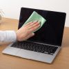 マウスパッド（パソコン液晶保護・クリーニングクロス・3WAY・超薄型・ノートパソコン・すべり止め・手洗い可能・グリーン）