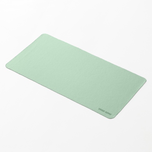 マウスパッド（パソコン液晶保護・クリーニングクロス・3WAY・超薄型・ノートパソコン・すべり止め・手洗い可能・グリーン）