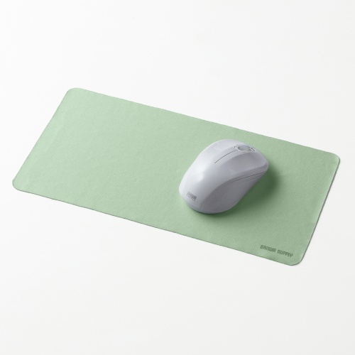 マウスパッド（パソコン液晶保護・クリーニングクロス・3WAY・超薄型・ノートパソコン・すべり止め・手洗い可能・グリーン）