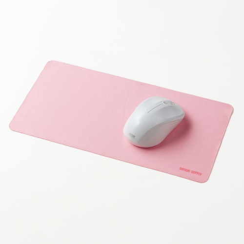 マウスパッド（パソコン液晶保護・クリーニングクロス・3WAY・超薄型・ノートパソコン・すべり止め・手洗い可能・ピンク）