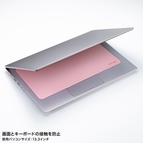 マウスパッド（パソコン液晶保護・クリーニングクロス・3WAY・超薄型・ノートパソコン・すべり止め・手洗い可能・ピンク）