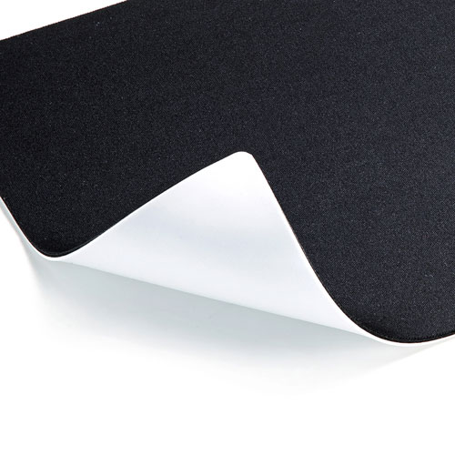 マウスパッド（Lサイズ/W260×D200mm・ずれにくい・ブラック）